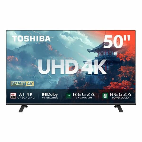 Toshiba 50 Inch 4K UHD Smart LED TV with HDR & Dolby Atmos - Image 4