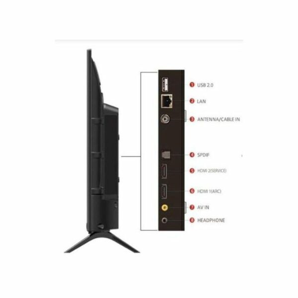 TCL Inch Smart TV Google Certified Android Smart LED Free To Air TV - Black - Image 3
